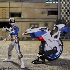 Power Rangers Lightning Collection S.P.D Omega Ranger and Uniforce Cycle Vehicle