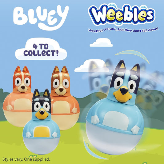 Bluey Weebles Toy for Babys Single Weeble at Random