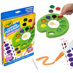 Crayola Watercolor Paint Set Pop & Washable Paint Palette