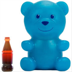 Gummymals Squishy Gummy Interactive Pet Bear with 10 Reactions & Sounds - Blue