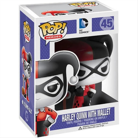 Funko Pop 45 DC Super Heroes Vinyl Figure - Harley Quinn With Mallet