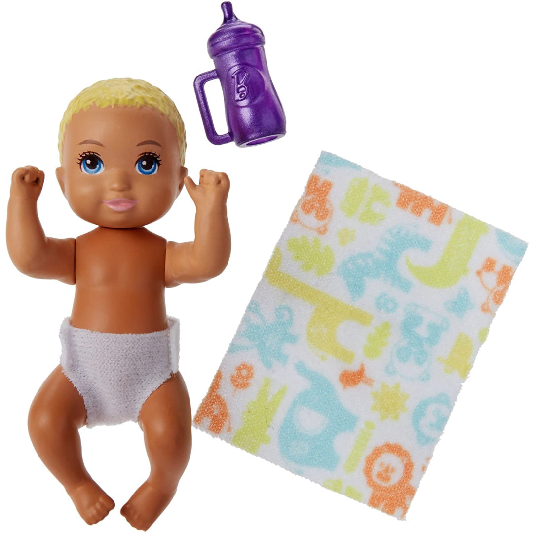 Barbie Skipper Babysitters Blonde Hair & Purple Bottle - Maqio