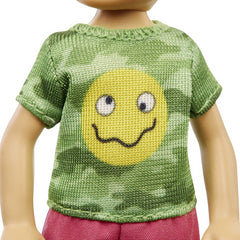 Barbie Club Chelsea Green Emoji Top Boy Doll - Maqio