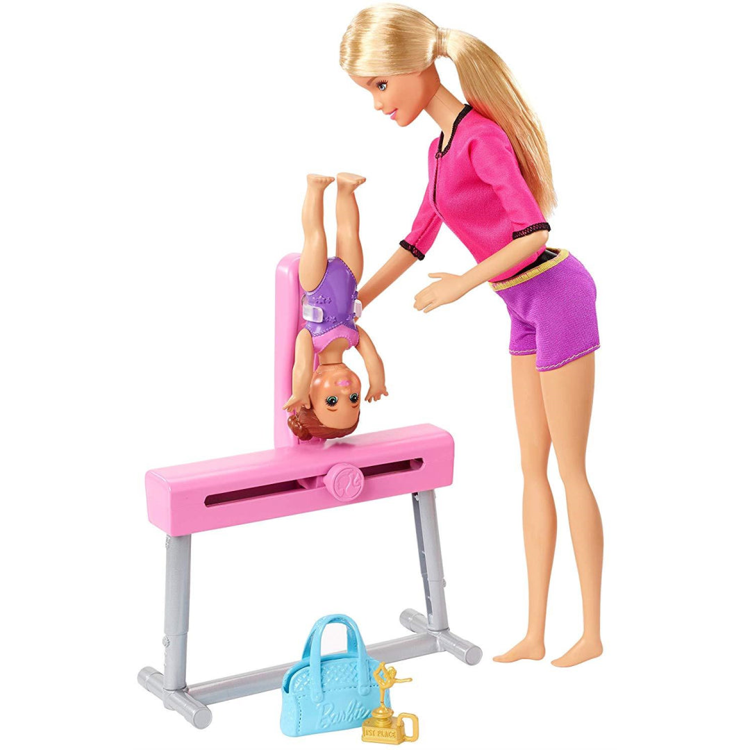 Barbie Gymnastics Coach Dolls & Playset – S&D Kids