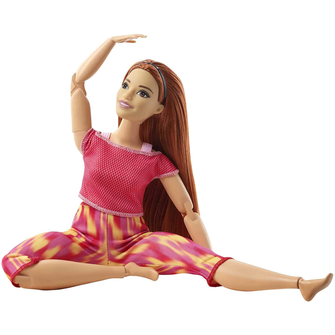 Barbie Red Hair Made to Move Doll Flexible Yoga Doll – Maqio