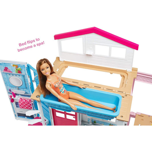 Barbie DVV48 2-Story House and Doll - Maqio