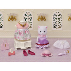 Sylvanian Families Fashion Play Set Town Girl Series Persian Cat - Maqio