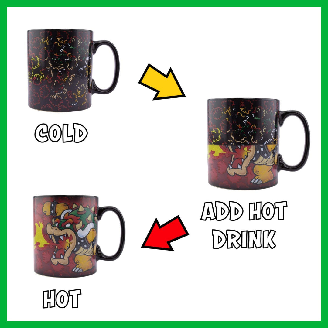 Bowser Heat Change Mug - Mario Bros - Maqio