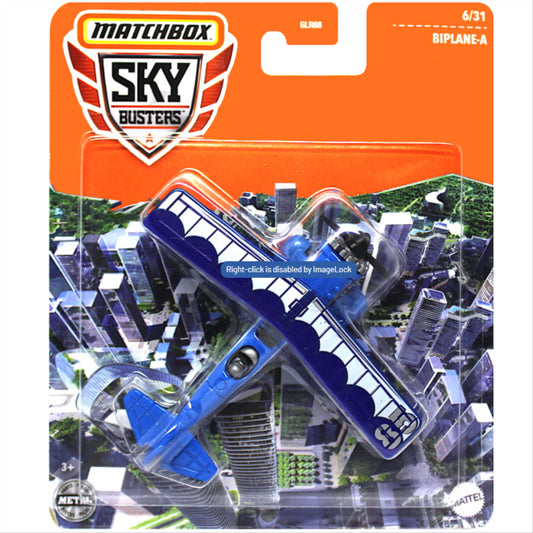 Matchbox Bi-Plane A Sky Busters Model Plane - Maqio