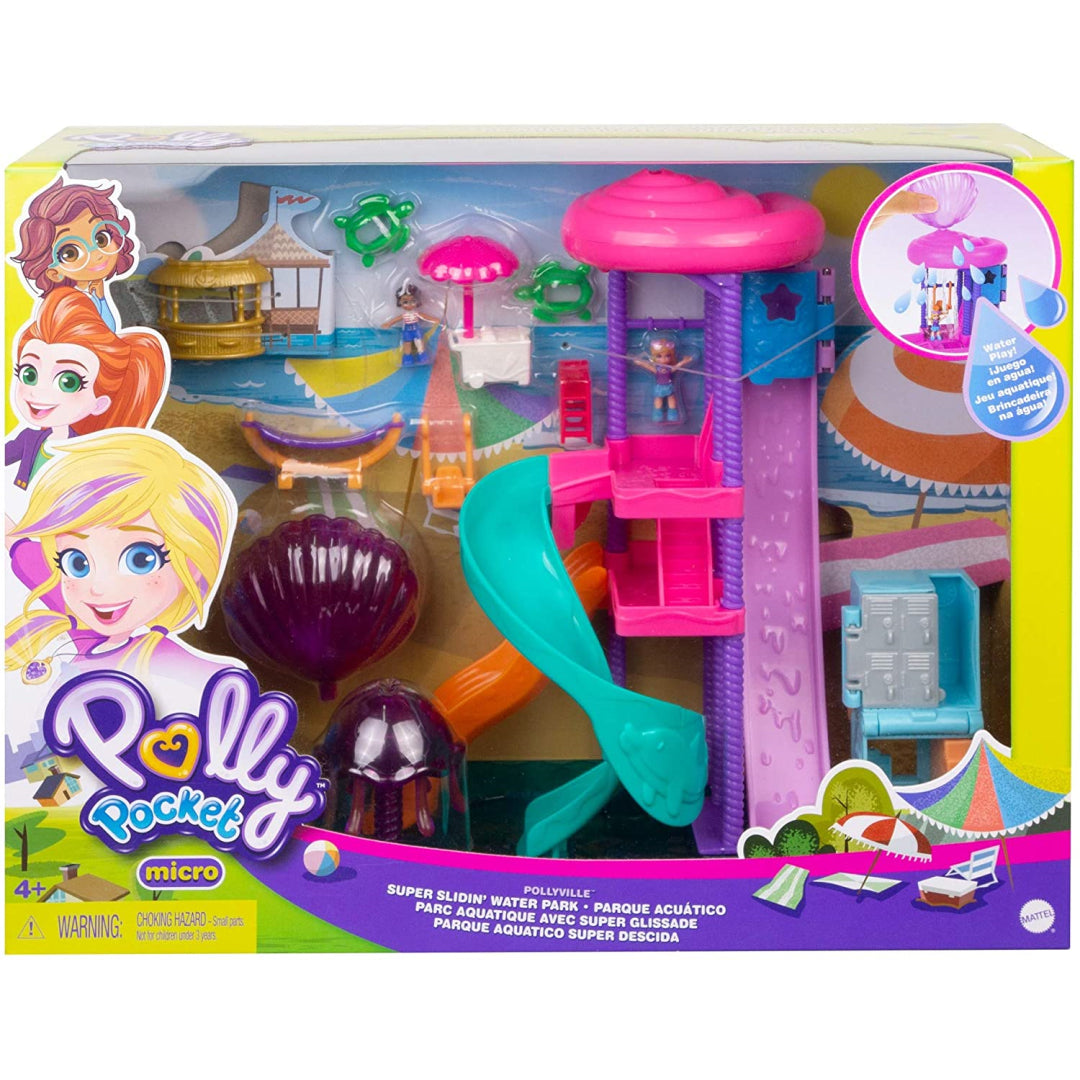 Super Slidin Water Park Polly Pocket Pollyville