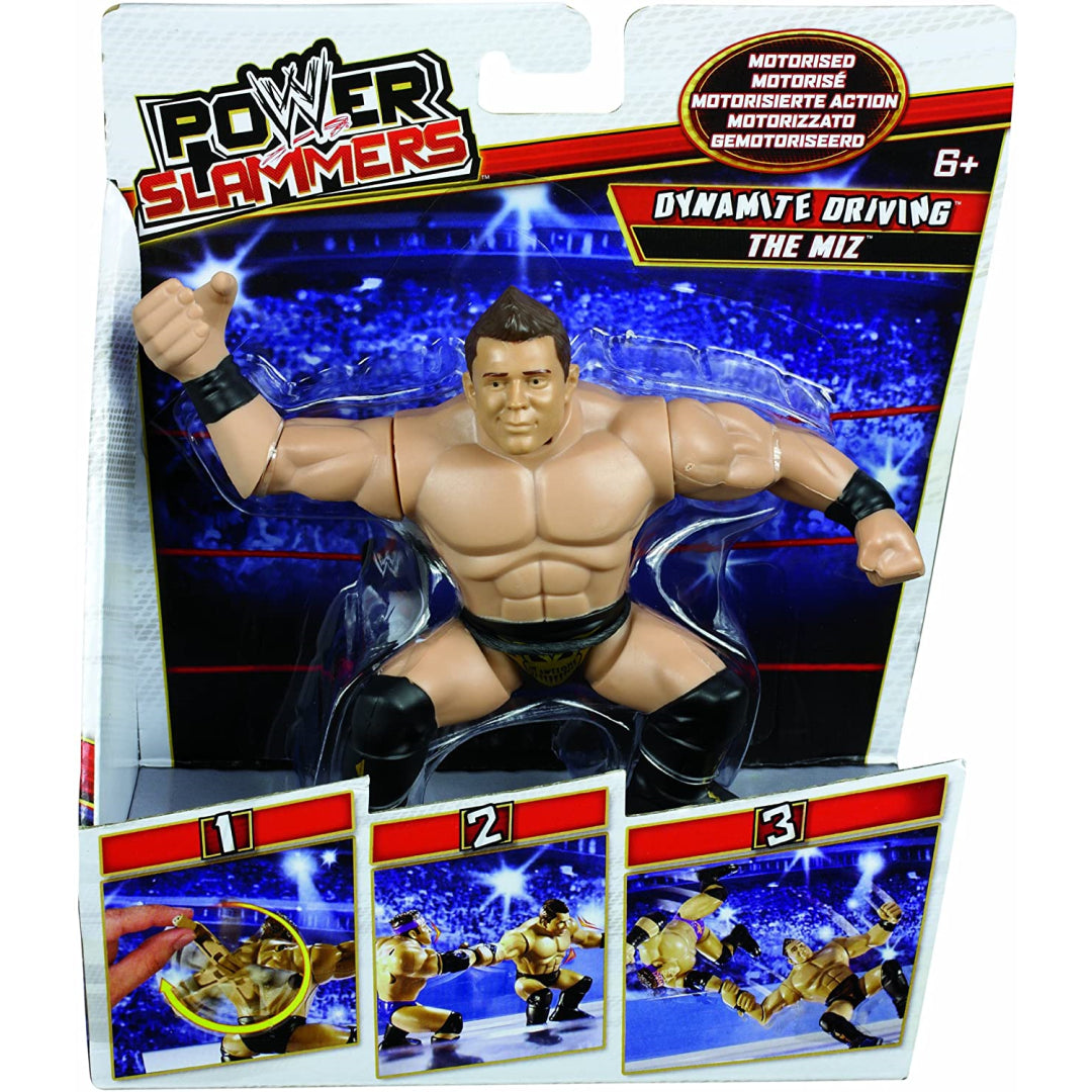 WWE Power Slammers Dynamite Driving The Miz Figure - Maqio