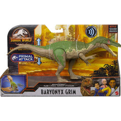 Jurassic World Sound Strike Dinosaur Figure Baryonyx Grim - Maqio