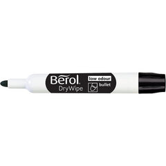 Berol Drywipe erase Markers in Black Box of 48 1993895 - Maqio