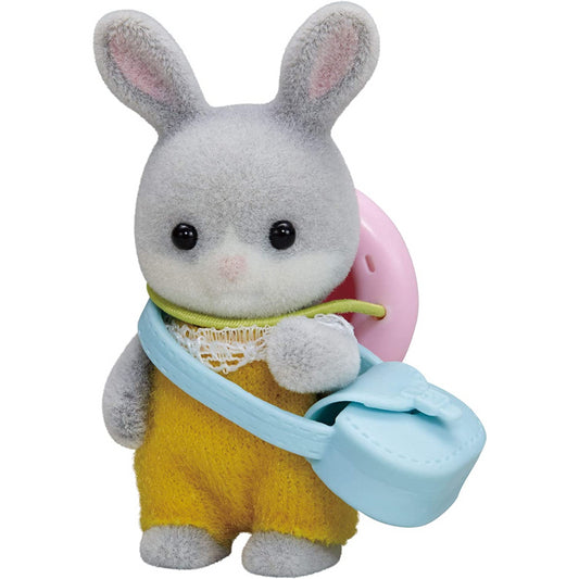 Sylvanian Families Cottontail Rabbit Baby Figure and Accessories