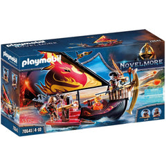 Playmobil Novelmore Knights 55pc Burnham Raiders Fire Ship - Maqio