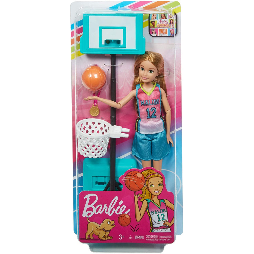 Barbie Sisters Stacie Basketball Doll GHK35 - Maqio