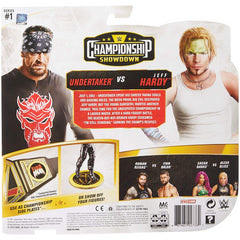 WWE Undertaker vs Jeff Hardy 2-Pack Championship Showdown Action Figures - Maqio