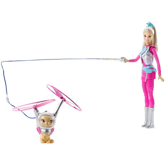 Barbie Star Light Adventure Doll and Hover Cat Toy DWD24 - Maqio