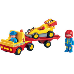 Playmobil 1.2.3  Tow Truck with Race Car - Maqio