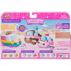 Shopkins Cutie Car Bumper Bakery Toy 3 Vehicle Playset and Figures