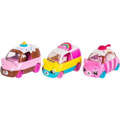 Shopkins Cutie Car Bumper Bakery Toy 3 Vehicle Playset and Figures