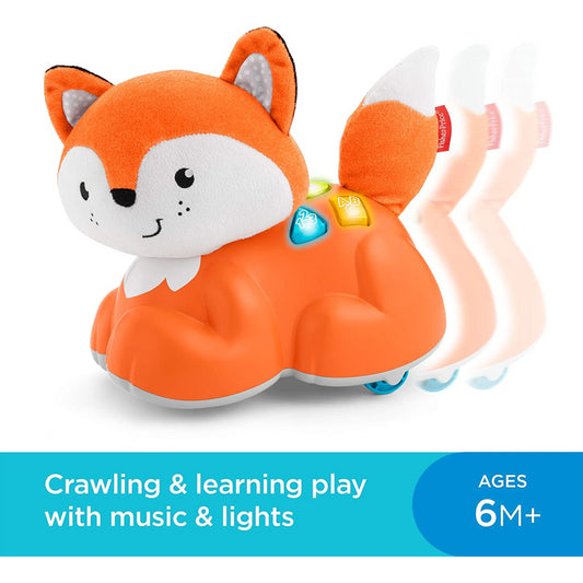 Fisher-Price Sit-to-Crawl Learning Fox New Interactive Infant Toy