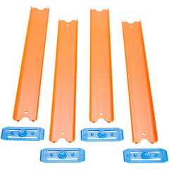 Hot Wheels Track Builder Unlimited Straight Track Pack in Orange