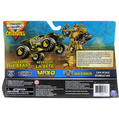 Monster Jam Creatures 5 Inch Die-Cast Vehicle - Max-D & Maximus