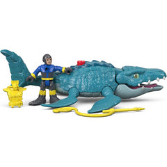 Jurassic World Imaginext Figure Mosasaurus & Diver Fisher-Price