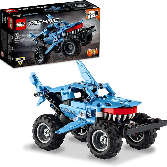 Lego 42134 Technic Monster Jam Megalodon 2 in 1 Pull Back Shark Truck Car