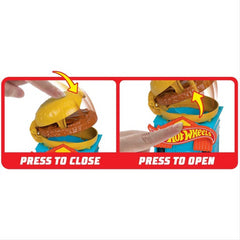 Hot Wheels Downtown Burger Dash Playset & Car