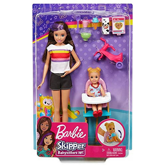 Barbie Skipper Babysitters Inc Highchair Playset GHV87 - Maqio