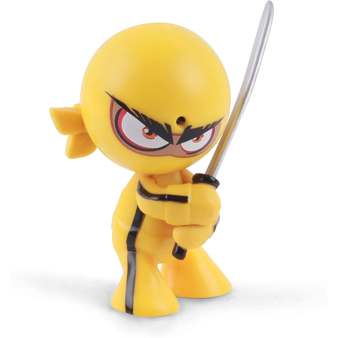 Fart Ninjas Flying Thunder Yellow/Black Motion Activated Figure - Maqio