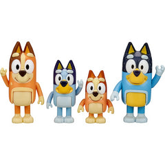 Bluey Family Bingo Bandit and Chilli 4 Figure Pack Action Figures 2.5in