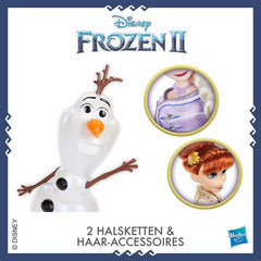 Disney Frozen Elsa Anna and Olaf Fashion Doll Set With Dresses