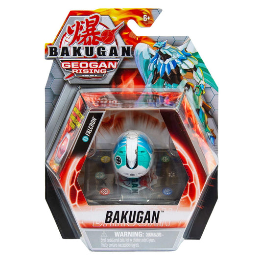 Bakugan Geogan Rising Core Ball 1 Pack - Falcron Turquoise White