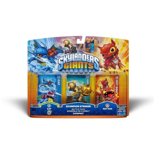 Skylanders Giants-Pack - Scorpion Striker, Zap, Hot Dog - Maqio