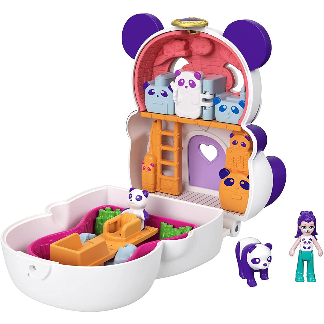 Polly Pocket Flip & Find Panda Toy Set - Maqio