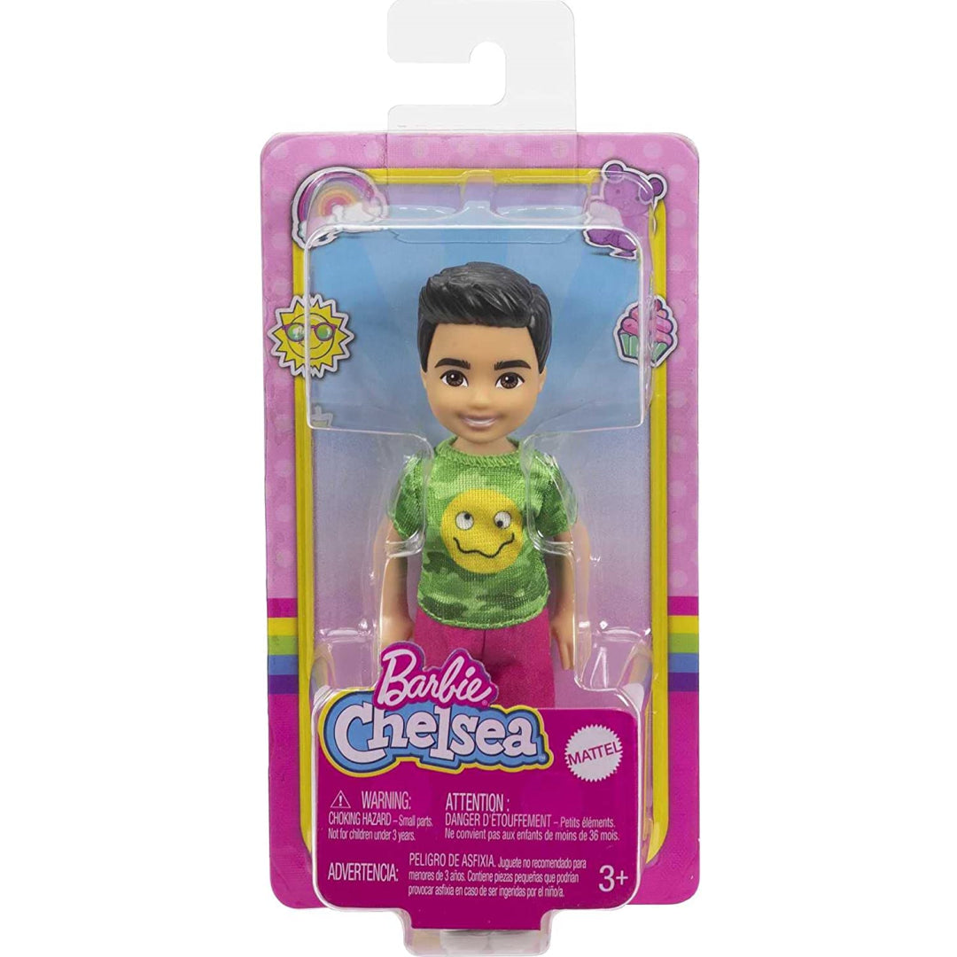 Barbie Club Chelsea Green Emoji Top Boy Doll - Maqio