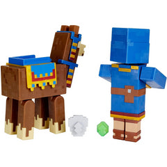 Minecraft Wandering Trader & Llama Figures - Maqio