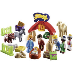 Playmobil 1.2.3 Christmas Nativity Scene Advent CalendarÂ  - Maqio