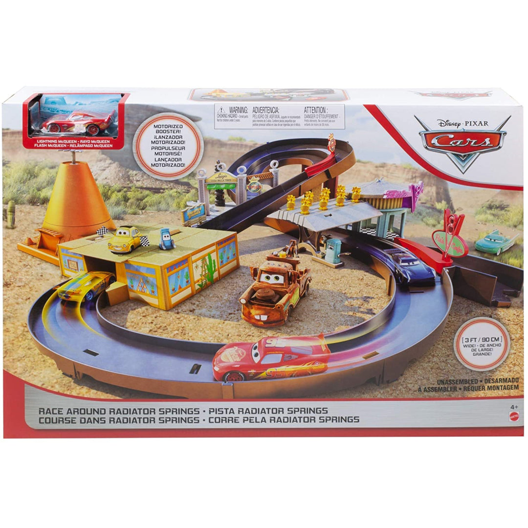 Disney Cars Race Around Radiator Springs Playset GGL47 - Maqio