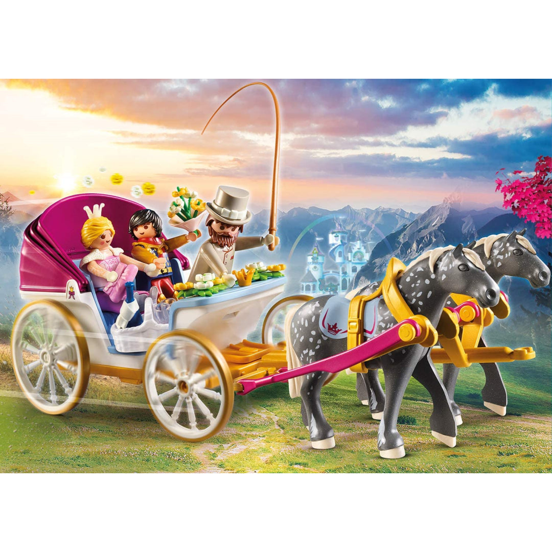 Playmobil Princess Castle Horse-Drawn Carriage Playset - Maqio