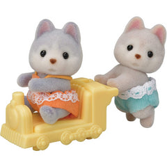 Sylvanian Families 5638 Husky Twins - Husky Amber and Jeremy