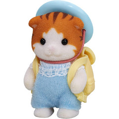 Sylvanian Families Maple Cat Baby Figure and Accessories