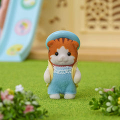 Sylvanian Families Maple Cat Baby Figure and Accessories