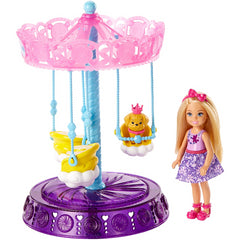 Barbie Dreamtopia Chelsea Doll and Carousel Playset FPL85 - Maqio