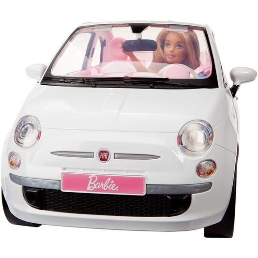 Barbie Fiat 500 Vehicle with Doll Playset FVR07 - Maqio