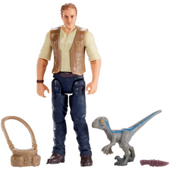 Jurassic World Owen and Baby Blue Basic Action Figures FMM01 - Maqio