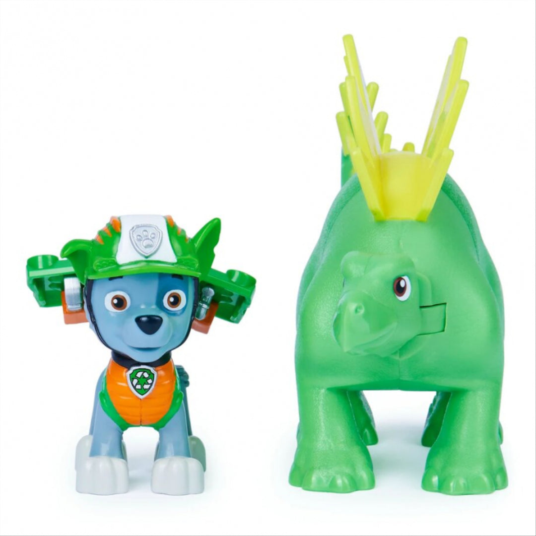 Paw Patrol Rocky and Stegosaurus Action Figures with Mystery Dino - Maqio